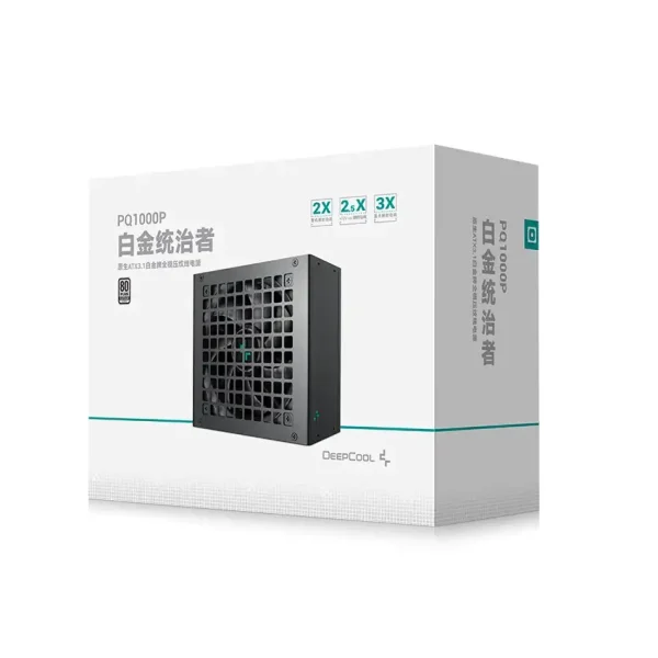 Deepcool PQ1000P PCIE 5.1 ATX 3.1 1000W 80 Plus PLATINUM FM