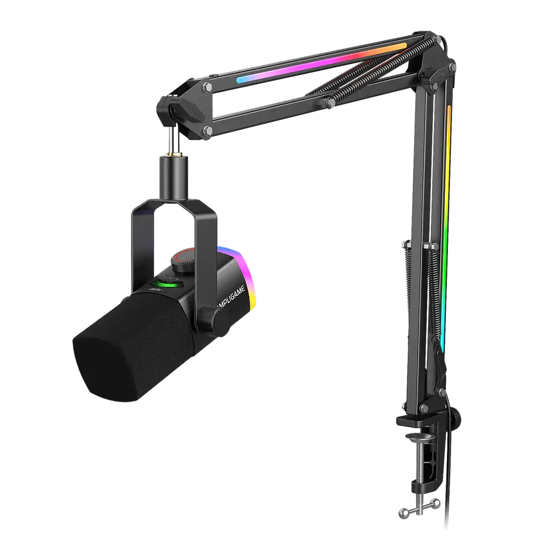 FIFINE AmpliGame AM8PROT USB XLR Dynamic Microphone Kit with RGB Boom Arm Stand FIFINE AmpliGame AM8PROT USB/XLR Dynamic Microphone Kit with RGB Boom Arm Stand