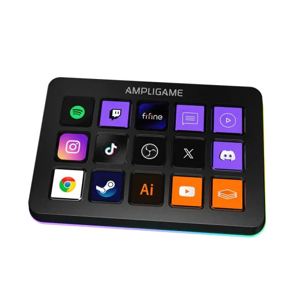 FIFINE AmpliGame D6 Stream Controller Deck with RGB