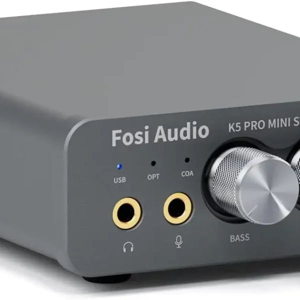 Fosi Audio K5 Pro Gaming DAC Headphone Amplifier