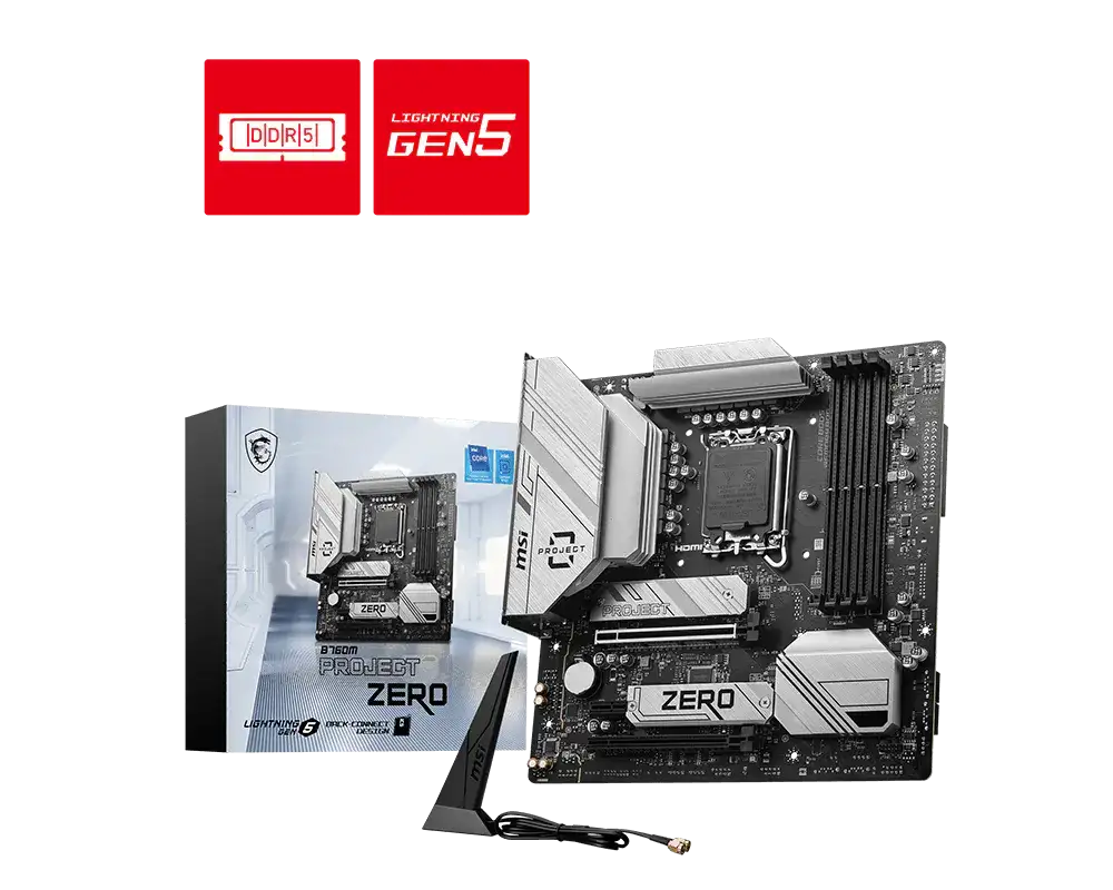 MSI B760M PROJECT ZERO MSI B760M PROJECT ZERO