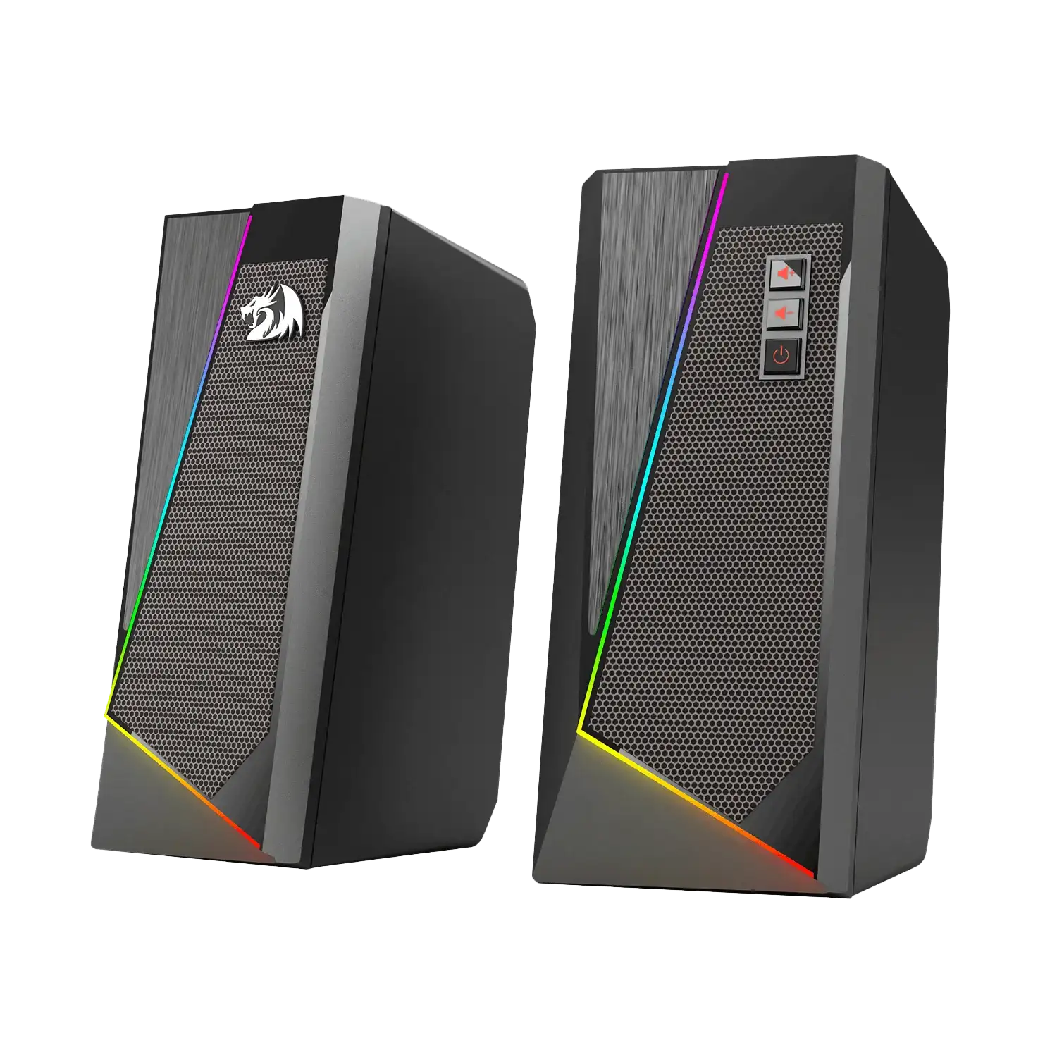 Redragon ANVIL GS520 RGB Desktop Speakers (1) Redragon ANVIL GS520 RGB Desktop Speakers