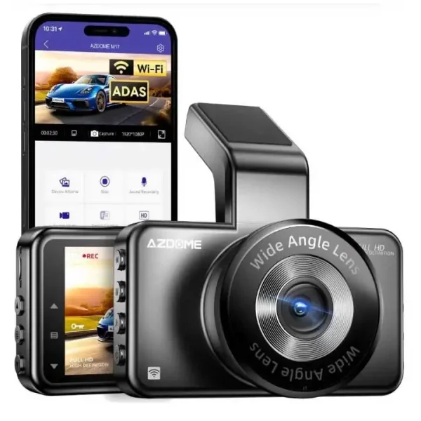 AZDome M17 Pro 4K Wifi 1CH FullHD dashcam