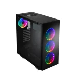 ⁦كيس FSP CMT510 PLUS ATX Mid Tower Case Tempered Glass⁩ - الصورة ⁦2⁩