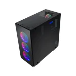 ⁦كيس FSP CMT510 PLUS ATX Mid Tower Case Tempered Glass⁩ - الصورة ⁦3⁩