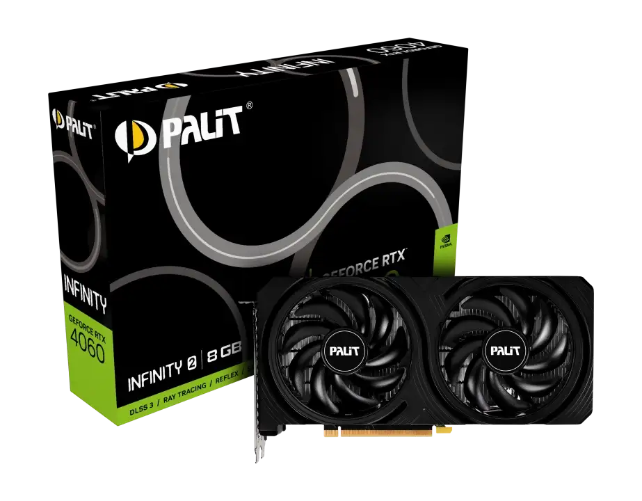 Palit GeForce RTX 4060 Infinity 2 8GB Palit GeForce RTX 4060 Infinity 2 8GB