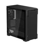 ⁦كيس كومبيوتر GIGABYTE C102 GLASS Tempered Glass Mid Tower أبيض وأسود⁩ - الصورة ⁦2⁩