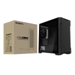 ⁦كيس كومبيوتر GIGABYTE C102 GLASS Tempered Glass Mid Tower أبيض وأسود⁩ - الصورة ⁦8⁩