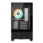 ⁦كيس حاسوب GIGABYTE C201 PANORAMIC Tempered Glass Mid Tower أبيض وأسود⁩ - الصورة ⁦4⁩