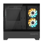 ⁦كيس حاسوب GIGABYTE C201 PANORAMIC Tempered Glass Mid Tower أبيض وأسود⁩ - الصورة ⁦7⁩