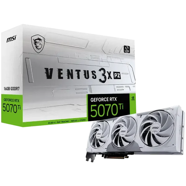 MSI GeForce RTX 5070 Ti 16G VENTUS 3X PZ