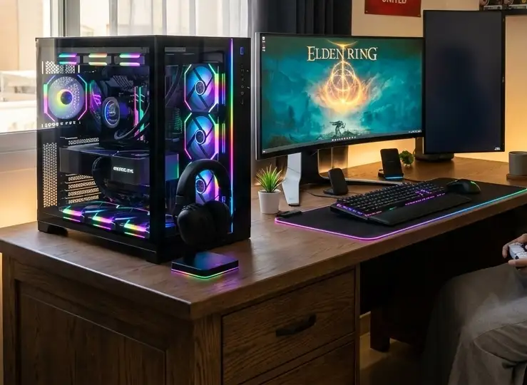 كيس كومبيوتر RGB من متجر كلش زين