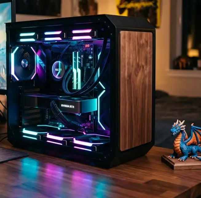 كيس كومبيوتر RGB من متجر كلش زين