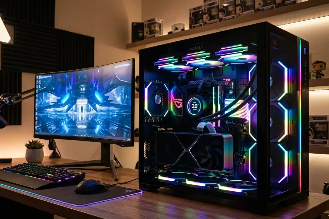 كيس كومبيوتر RGB من متجر كلش زين