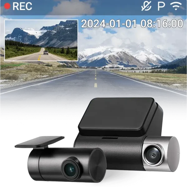 70Mai Dash Cam A510 Dual-Channel Recording