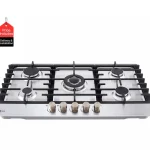 LG Built-in 900mm Gas Cooktop 5 Burners Stainless Steel