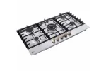 ⁦موقد غاز ال جي مدمج 5 رؤوس 90 سم LG Built-in 900mm Gas Cooktop 5 Burners Stainless Steel⁩ - الصورة ⁦2⁩