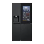 LG InstaView™ 617L Door In Door Refrigerator, UVnano™, LINEARCooling™, ThinQ™ in Essence Black Steel