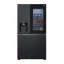 LG InstaView™ 617L Door In Door Refrigerator, UVnano™, LINEARCooling™, ThinQ™ in Essence Black Steel