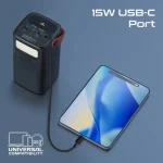 ⁦شاحن محمول Promate 80000mAh High-Capacity 100W Ultra-Fast-Charging Power⁩ - الصورة ⁦2⁩