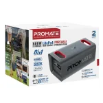 ⁦بورتانك محمولة 600 واط Promate PowerTank 600W/161000mAh LiFePO4 High-Capacity Portable Power Station⁩ - الصورة ⁦3⁩