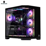 WJCOOLMAN Dreamer Plus Panorama ATX Tempered Glass Gaming Case