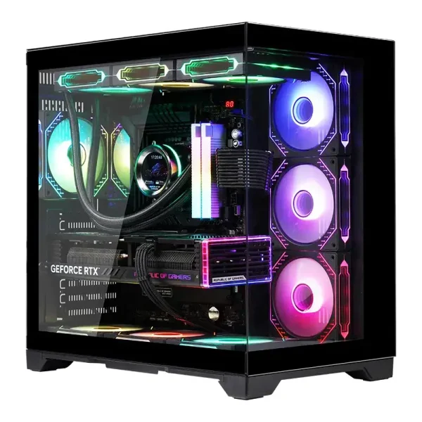 WJCOOLMAN ROBIN II PRO Dual-Chamber ATX Mid-Tower PC Case