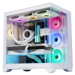 WJCOOLMAN ROBIN II PRO Dual-Chamber ATX Mid-Tower PC Case