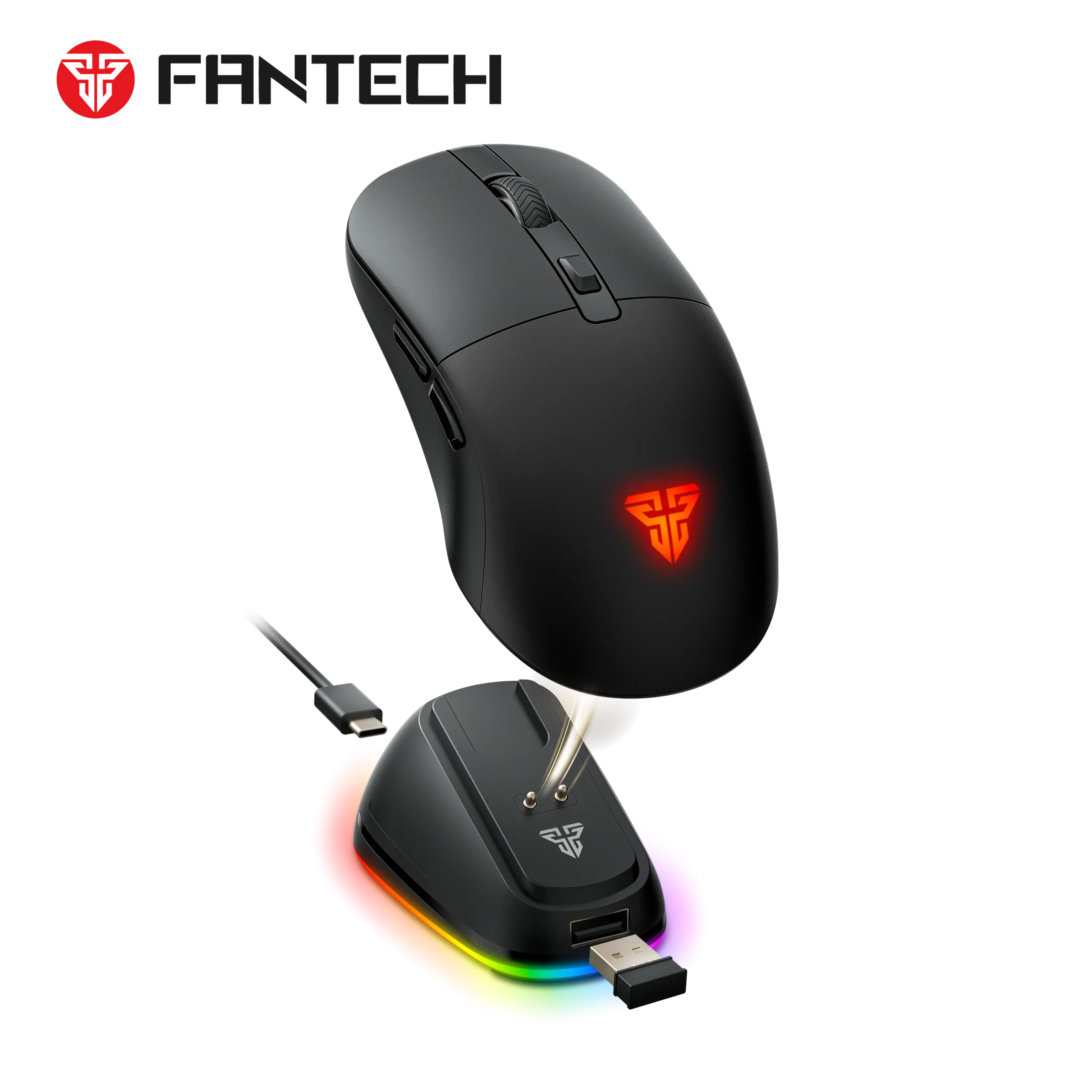 Fantech KANATA WG9RD Wireless Gaming Mouse (1) Fantech KANATA WG9RD Wireless Gaming Mouse