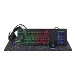 GAMEON GO-CYPHERW-XL-W All-In-One Gaming Bundle (Keyboard, Headset, Mouse & Mousepad)