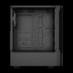 Gamdias TALOS E3 CG Mid Tower 3 ARGB Fans Curved Tempered Glass Black