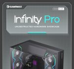 GameMax Infinity Pro Mid Tower Triple Tempered Glass ARGB Controller Black
