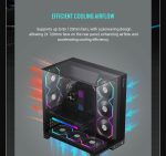 GameMax Infinity Pro Mid Tower Triple Tempered Glass ARGB Controller Black