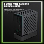 GameMax N80 ATX Mid Tower 6 ARGB Fans Tempered Glass Black