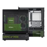 GameMax N90 ATX Mid Tower 6 ARGB Fans Tempered Glass Black