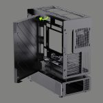 GameMax N90 ATX Mid Tower 6 ARGB Fans Tempered Glass Black