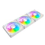 DarkFlash Gauss G24 3Pack 120mm ARGB PWM Hydraulic Bearing Magnetic Connection White