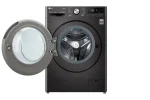 ⁦غسالة ال جي أمامية 11 كيلو LG Front Load Washing Machine 11KG AI DD ThinQ أبيض وفضي⁩ - الصورة ⁦2⁩