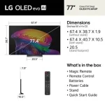 LG OLED evo AI C6 77 inch 4K Smart TV 2026