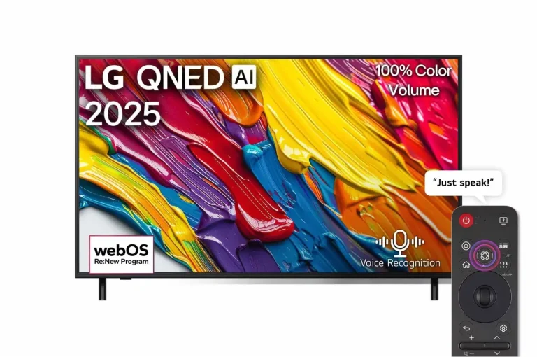 LG QNED AI QNED82 4K Smart TV AI Magic remote HDR10 webOS25 2025