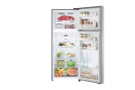⁦ثلاجة ال جي فريزر علوي 423 ليتر انفيرتر LG Top freezer Refrigerator 423L Smart Inverter أبيض وفضي وبيج⁩ - الصورة ⁦2⁩