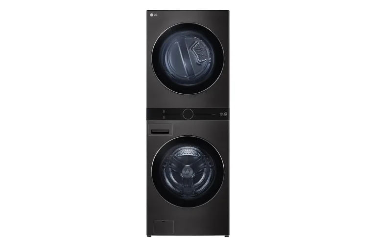 LG WashTower 25kg Washer 20kg Dryer Black Steel WT2520BRK