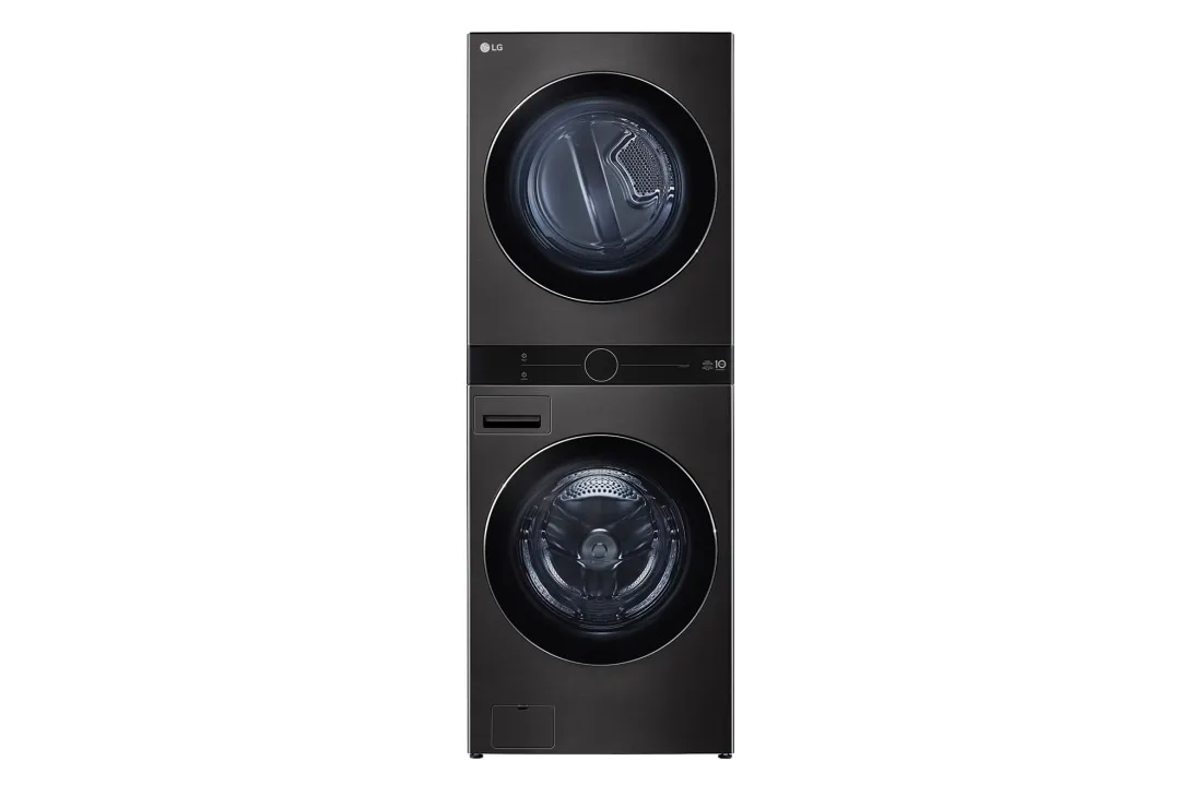 LG-WashTower-25kg-Washer-20kg-Dryer-Black-Steel-WT2520BRK-1 LG WashTower 25kg Washer 20kg Dryer Black Steel WT2520BRK