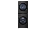 LG WashTower 25kg Washer 20kg Dryer Black Steel WT2520BRK