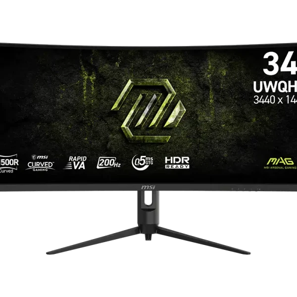 MSI MAG 342CQRF E20 Curve 1500R Rapid VA 200Hz 0.5ms