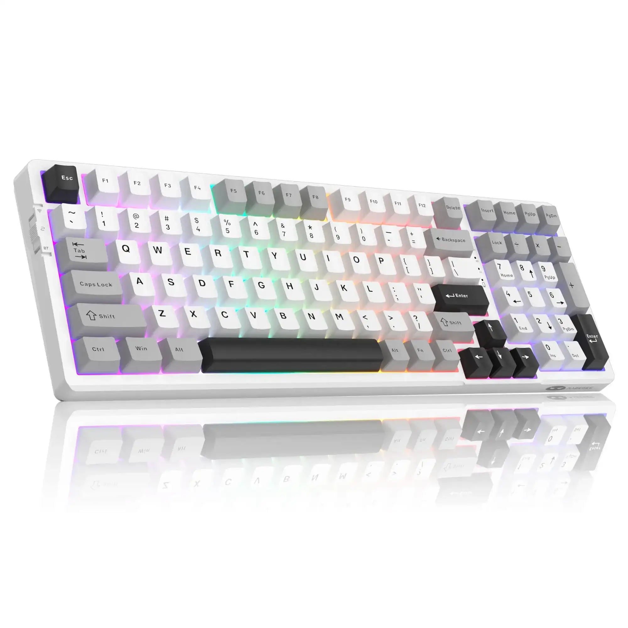 MageGee Light100 (Gasket & 8000mAh) 95% 99 keys Tri-mode Mechanical Keyboard MageGee Light100 (Gasket & 8000mAh) 95% 99 keys Tri-mode Mechanical Keyboard