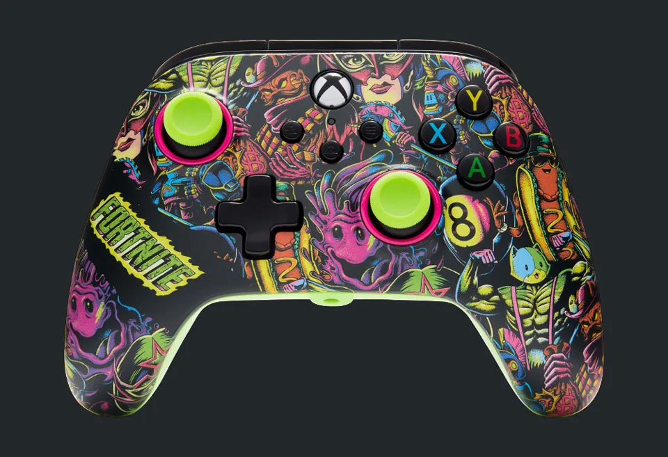 PowerA-Advantage-Wired-Xbox-Controller-Fortnite-Glow-Edition-1 PowerA Advantage Wired Controller for Xbox Series X|S Fortnite Glow Edition