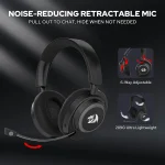 Redragon Nyx Pro H891 Wireless Gaming Headset 7.1 Tri-Mode