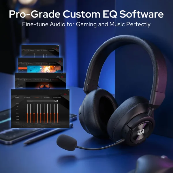 Redragon Spectra Pro H889 Wireless Gaming Headset 7.1 Surround