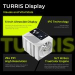 TRYX TURRIS 620 CPU Air Cooler 5 inch IPS Display Dual-Tower 280W TDP White